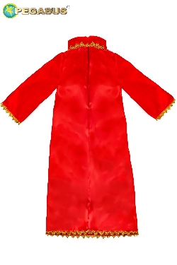 TUNICA ROSSO CON PASSAMANERIA BAMBINO/A